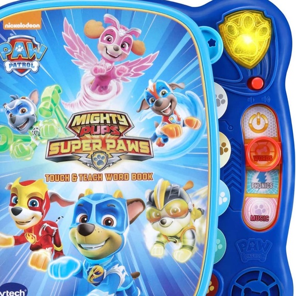 VTech Paw Patrol Mighty Pups Touch Word Book - Picture 5 of 8